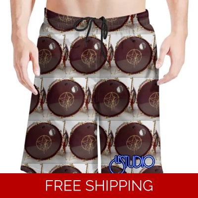 Le Studio Bass Drum Beach Shorts